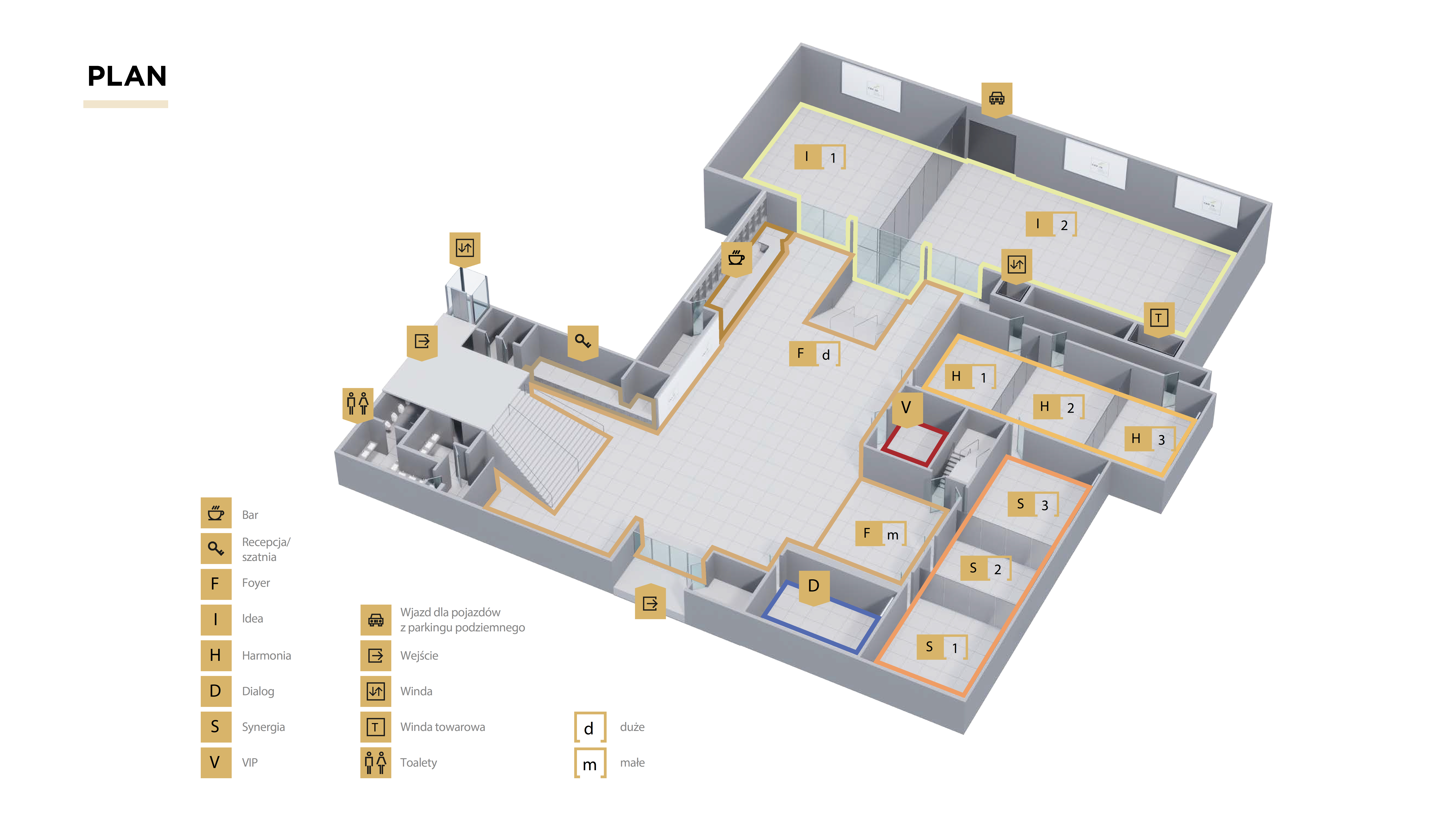 Centrum Konferencyjne Fabryczna CKF_13 - plan budynku